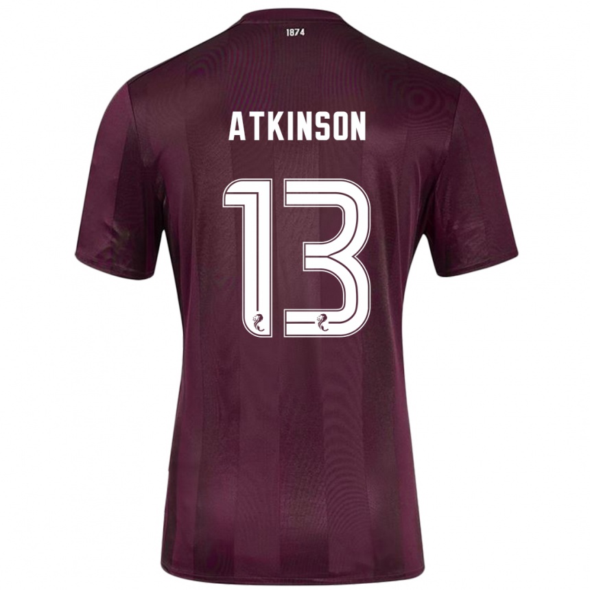 Kids Football Nathaniel Atkinson #13 Burgundy Home Jersey 2024/25 T-Shirt