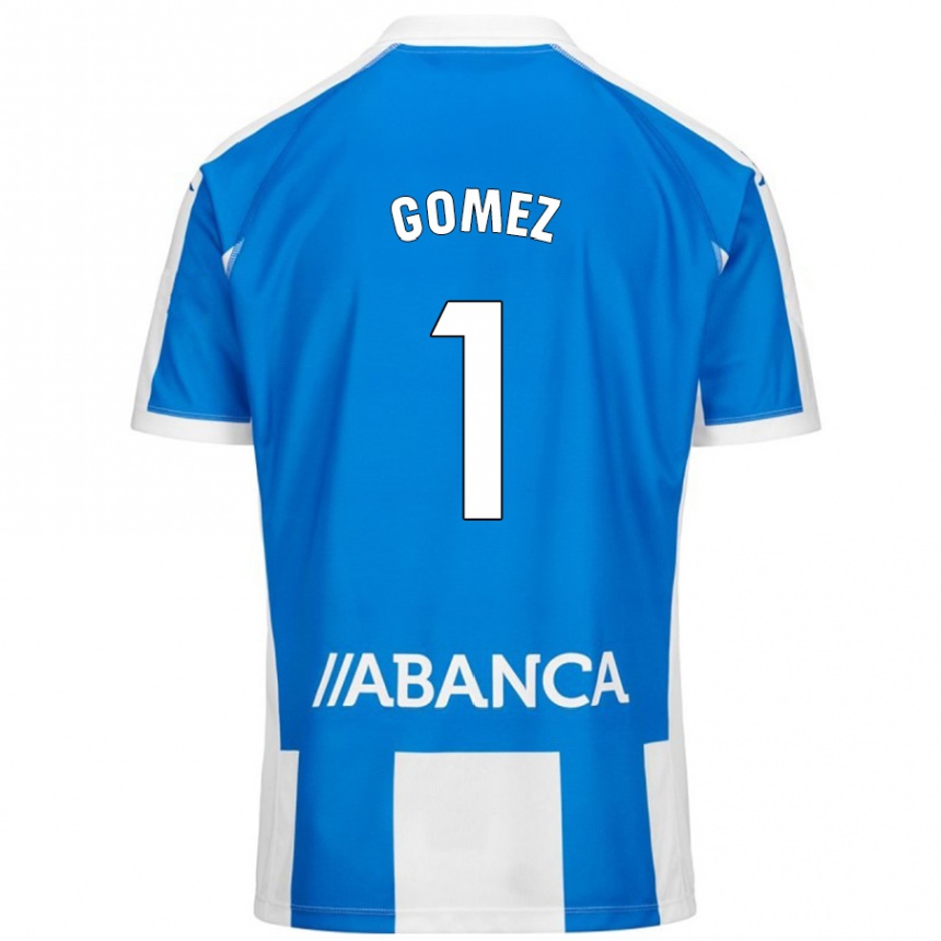 Kids Football Yohana Gómez #1 Blue White Home Jersey 2024/25 T-Shirt