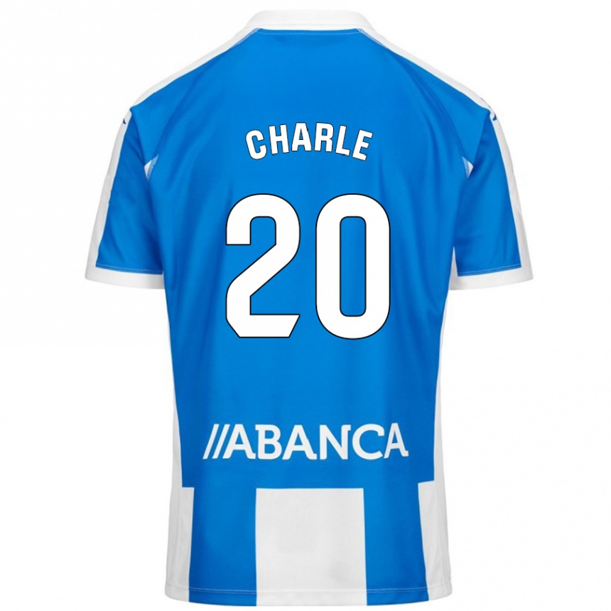 Kids Football Marta Charle #20 Blue White Home Jersey 2024/25 T-Shirt