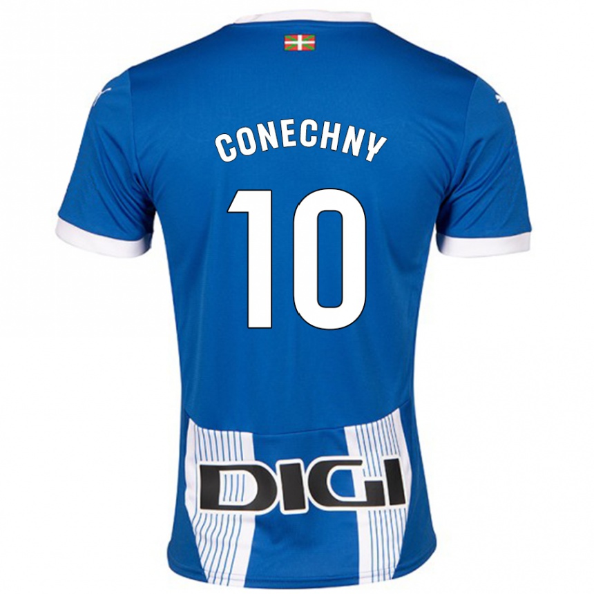 Kids Football Tomás Conechny #10 Blue Home Jersey 2024/25 T-Shirt