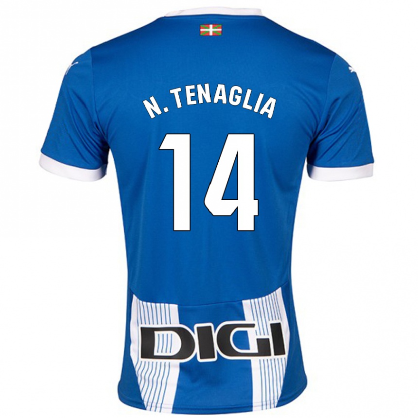 Kids Football Nahuel Tenaglia #14 Blue Home Jersey 2024/25 T-Shirt