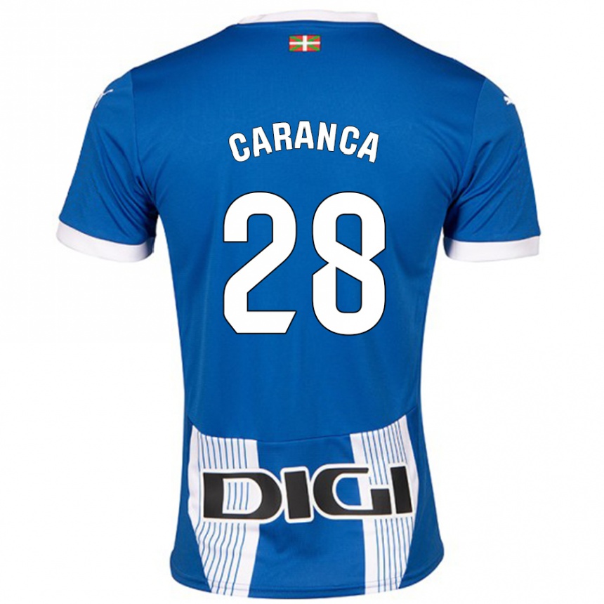 Kids Football Sara Caranca #28 Blue Home Jersey 2024/25 T-Shirt