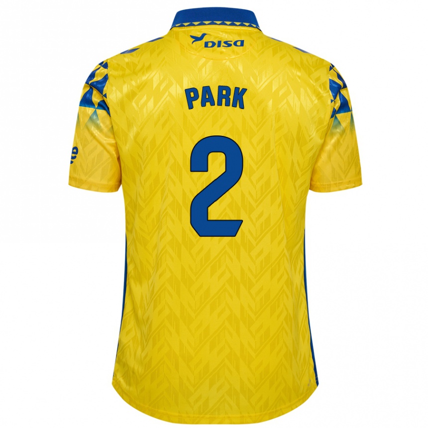 Kids Football Marvin Park #2 Yellow Blue Home Jersey 2024/25 T-Shirt