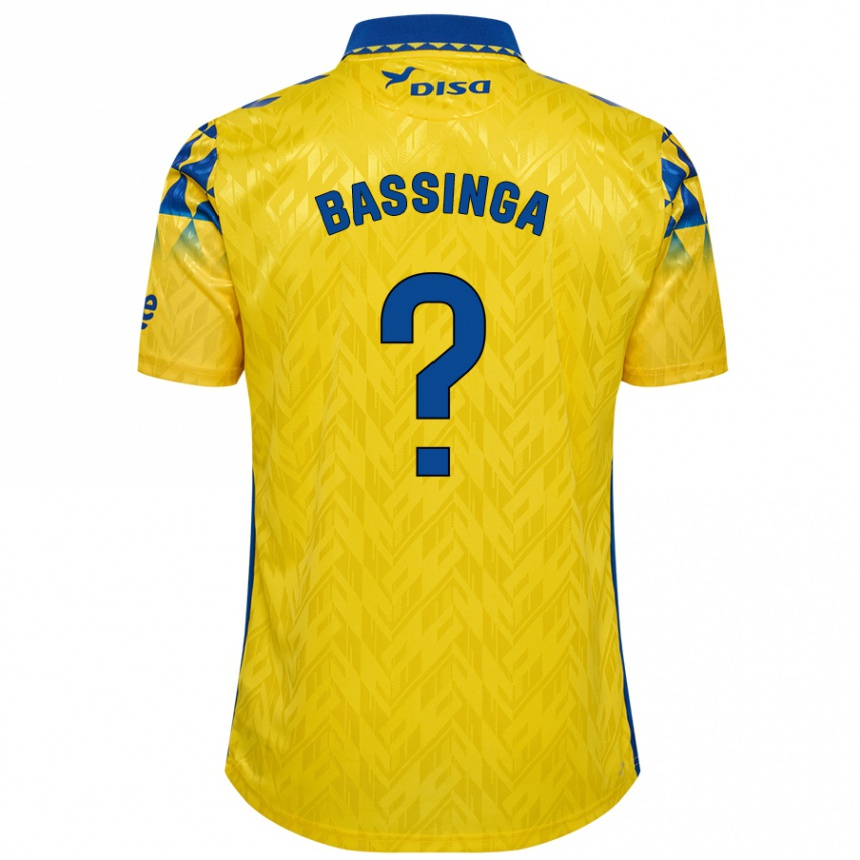 Kids Football Aboubacar Bassinga #0 Yellow Blue Home Jersey 2024/25 T-Shirt