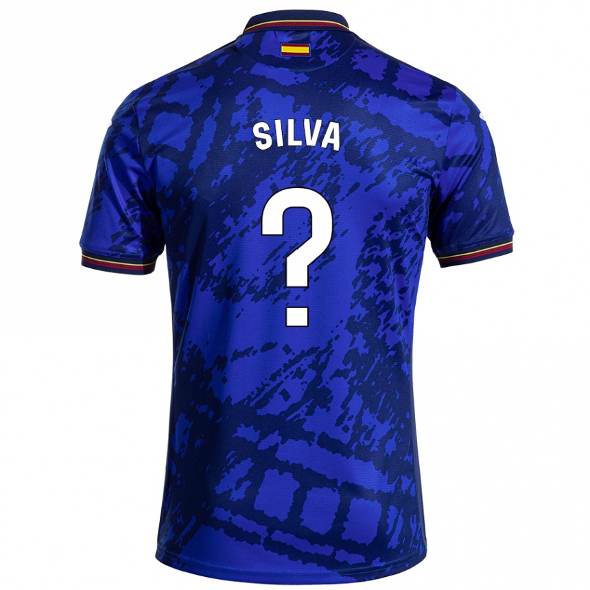 Kids Football Jonathan Silva #0 Darker Blue Home Jersey 2024/25 T-Shirt