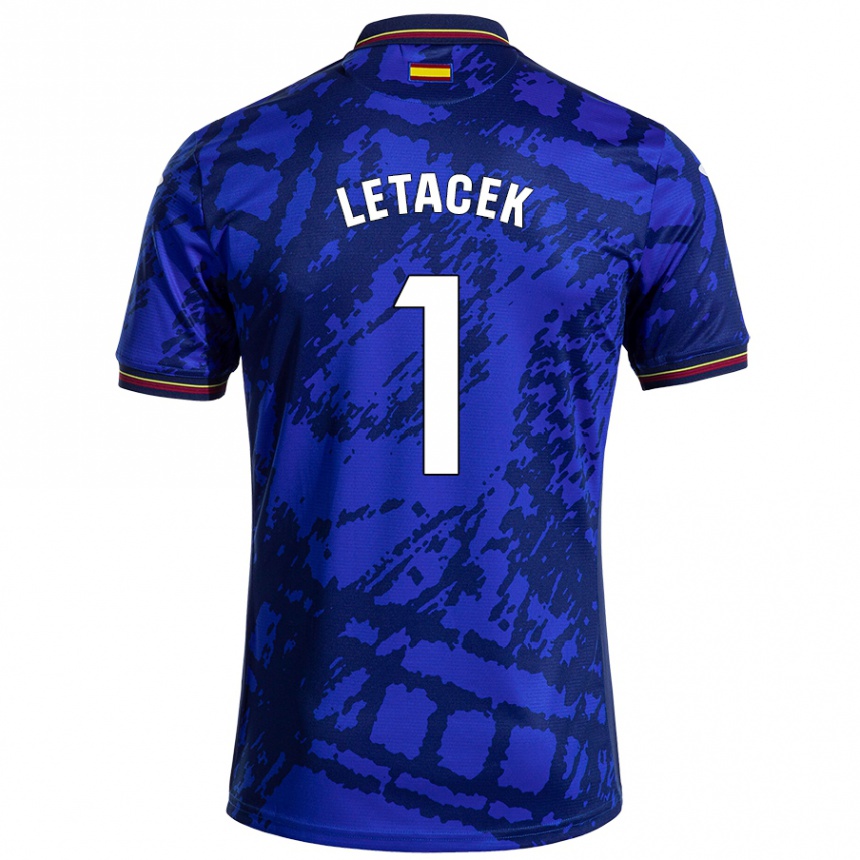 Kids Football Jiri Letacek #1 Darker Blue Home Jersey 2024/25 T-Shirt