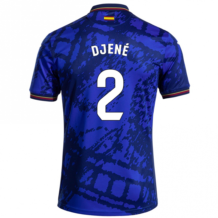 Kids Football Djené #2 Darker Blue Home Jersey 2024/25 T-Shirt