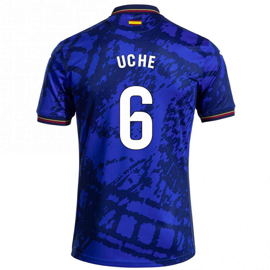 Kids Football Chrisantus Uche #6 Darker Blue Home Jersey 2024/25 T-Shirt