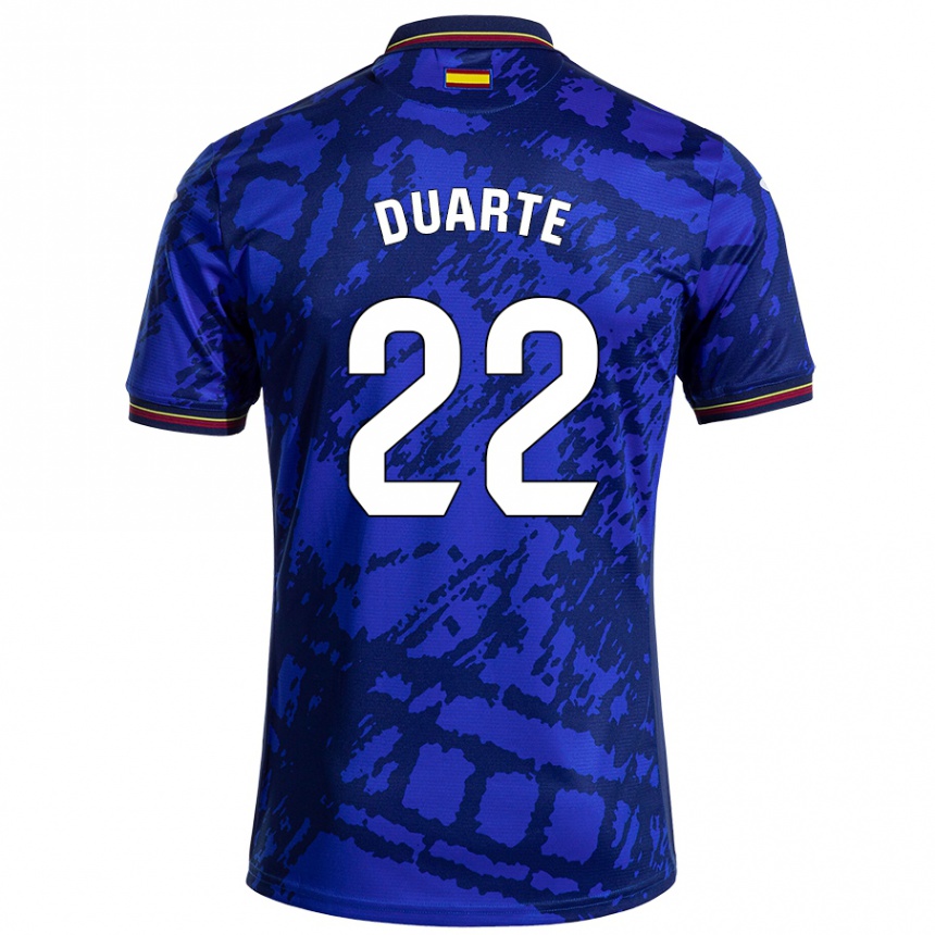 Kids Football Domingos Duarte #22 Darker Blue Home Jersey 2024/25 T-Shirt