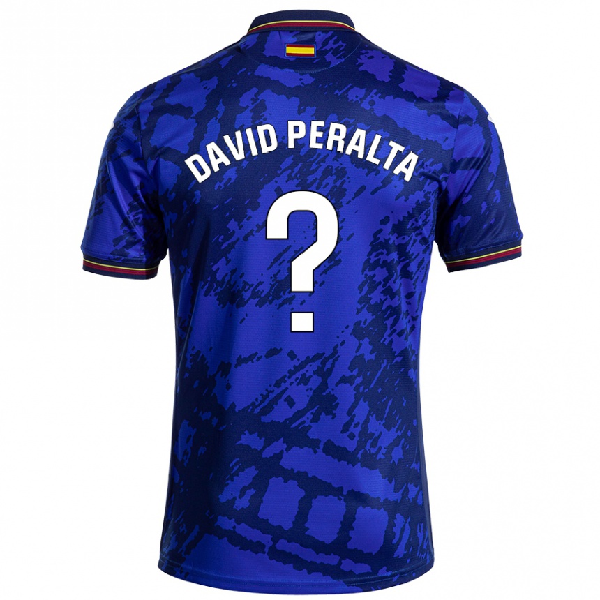 Kids Football Juan David Peralta #0 Darker Blue Home Jersey 2024/25 T-Shirt