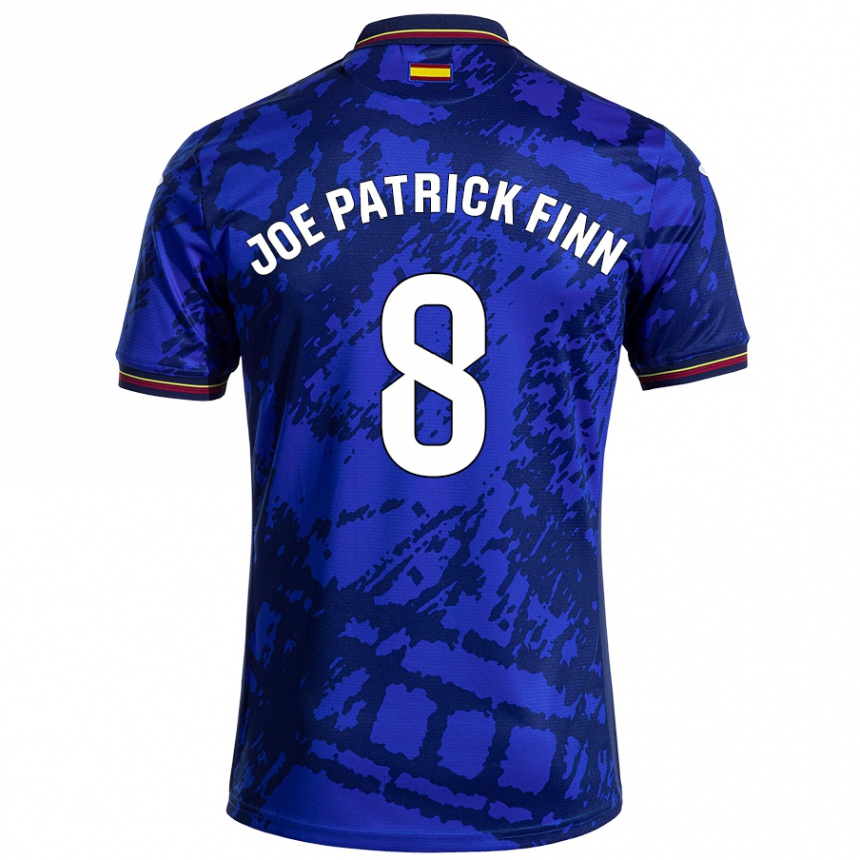 Kids Football John Joe Patrick Finn #8 Darker Blue Home Jersey 2024/25 T-Shirt