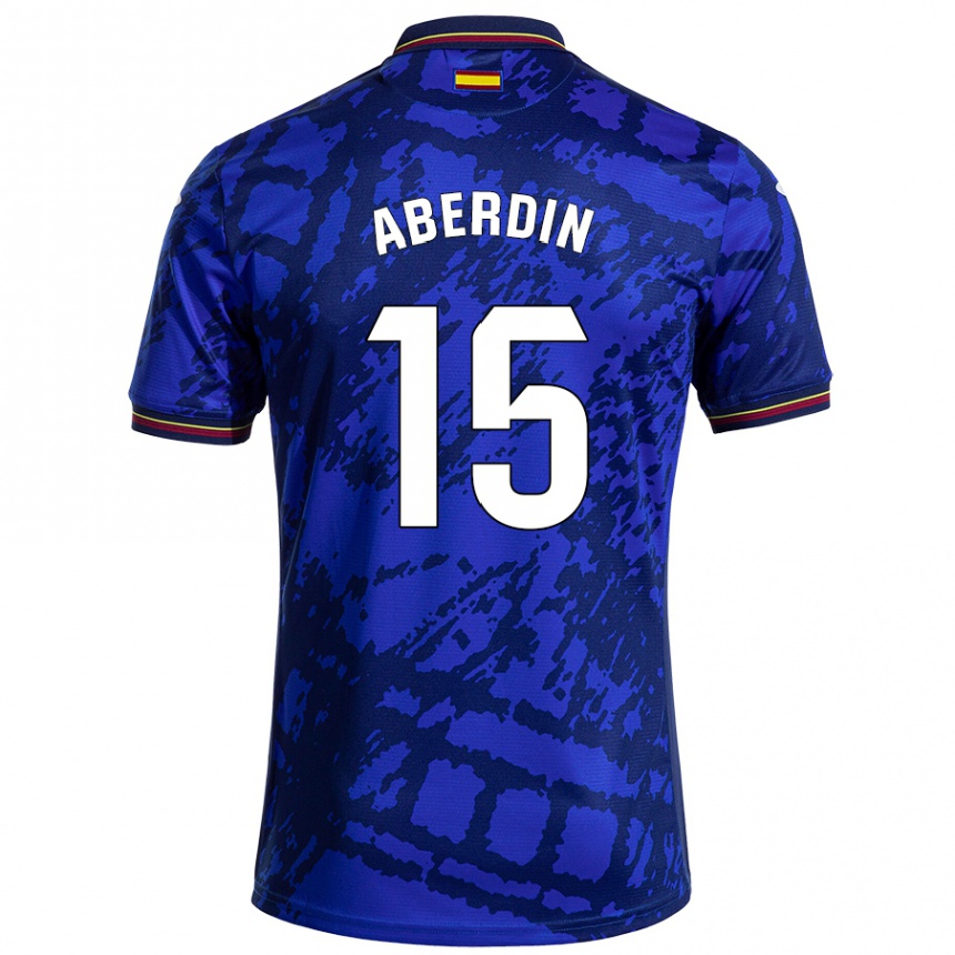 Kids Football Nabil Aberdin #15 Darker Blue Home Jersey 2024/25 T-Shirt