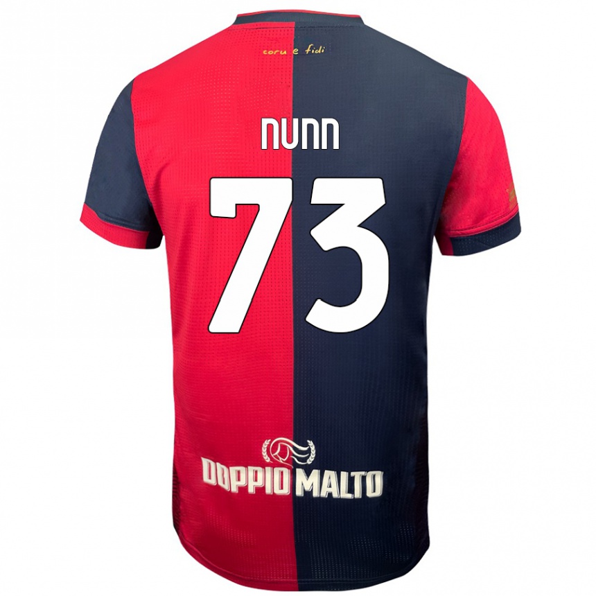 Kids Football Jack Nunn #73 Red Darker Blue Home Jersey 2024/25 T-Shirt