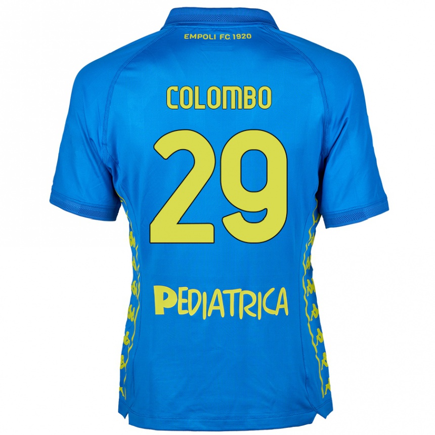 Kids Football Lorenzo Colombo #29 Blue Home Jersey 2024/25 T-Shirt