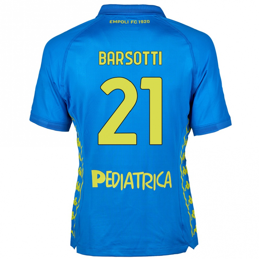 Kids Football Leonardo Barsotti #21 Blue Home Jersey 2024/25 T-Shirt