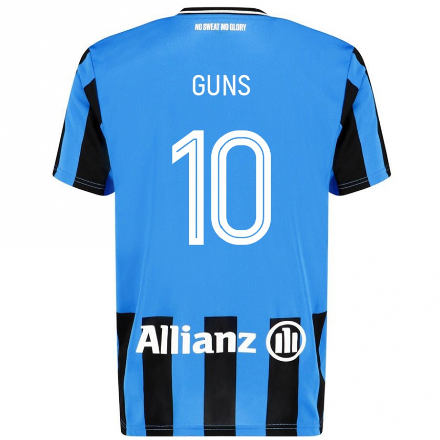 Kids Football Celien Guns #10 Sky Blue Black Home Jersey 2024/25 T-Shirt