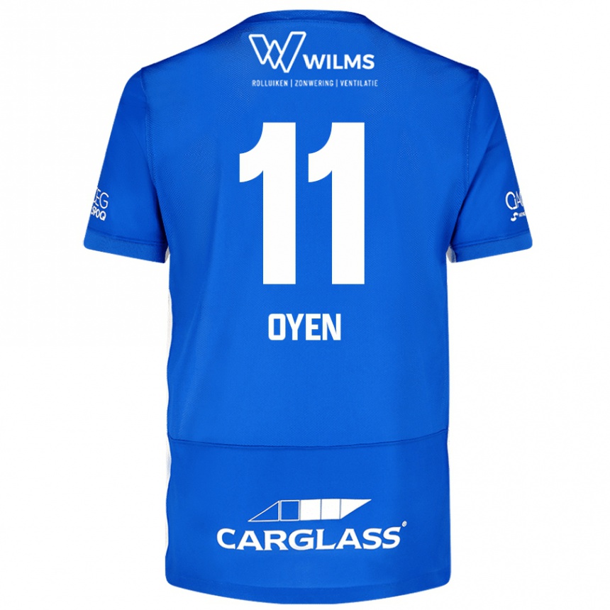 Kids Football Luca Oyen #11 Blue Home Jersey 2024/25 T-Shirt