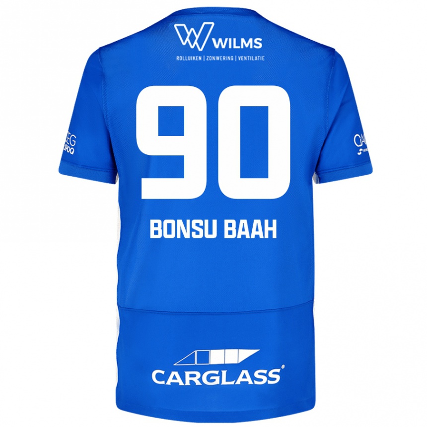 Kids Football Christopher Bonsu Baah #90 Blue Home Jersey 2024/25 T-Shirt