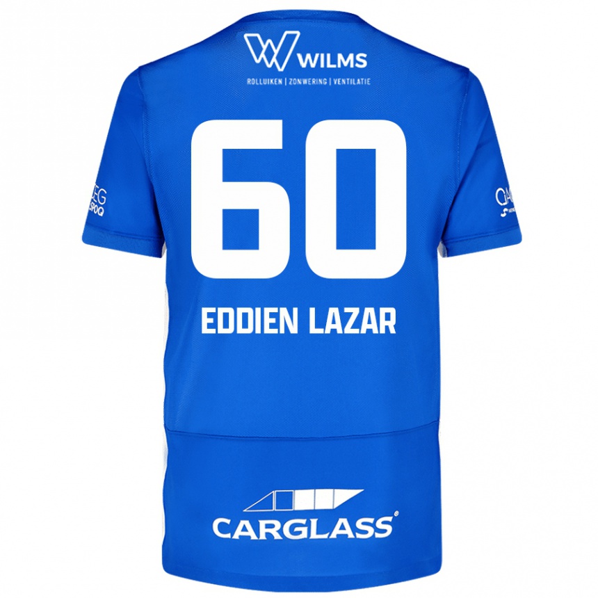 Kids Football Saif Eddien Lazar #60 Blue Home Jersey 2024/25 T-Shirt