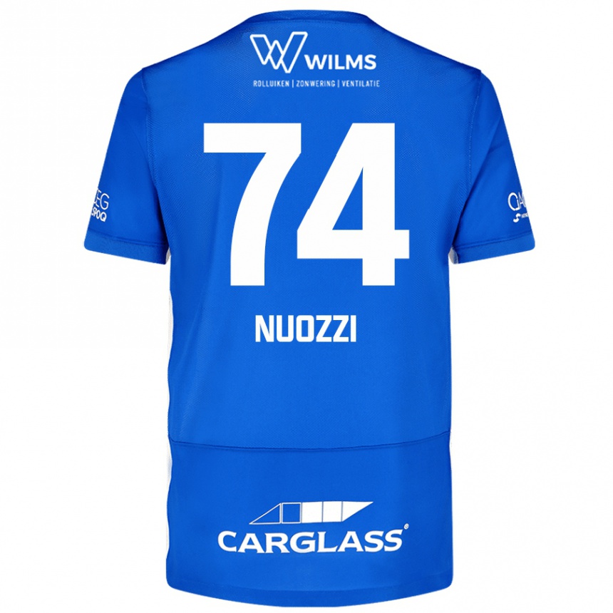 Kids Football Cédric Nuozzi #74 Blue Home Jersey 2024/25 T-Shirt