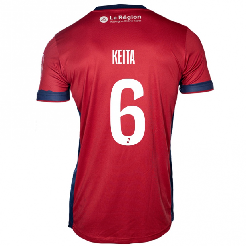 Kids Football Habib Keïta #6 Light Burgundy Home Jersey 2024/25 T-Shirt