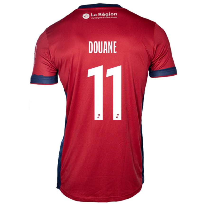 Kids Football Maïdine Douane #11 Light Burgundy Home Jersey 2024/25 T-Shirt