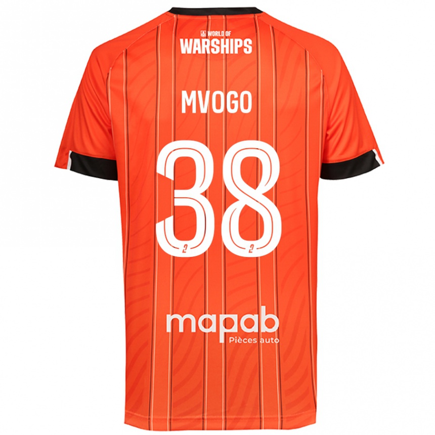 Kids Football Yvon Mvogo #38 Orange Home Jersey 2024/25 T-Shirt