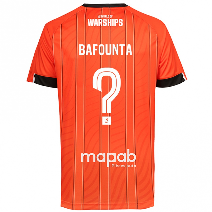 Kids Football Kamal Bafounta #0 Orange Home Jersey 2024/25 T-Shirt