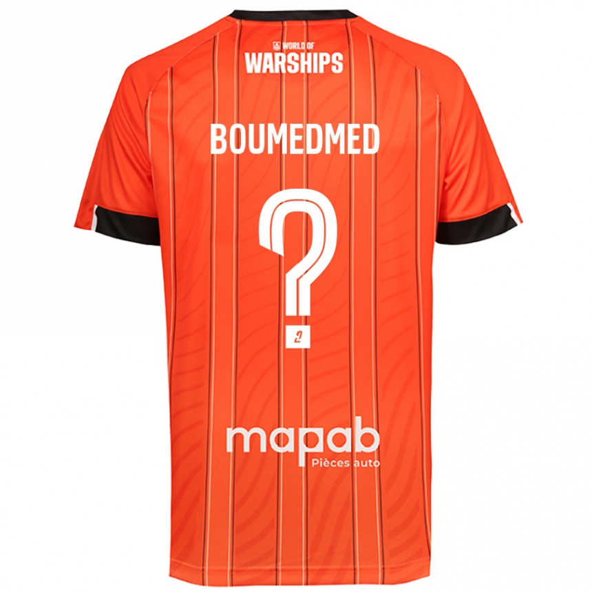 Kids Football Kamil Boumedmed #0 Orange Home Jersey 2024/25 T-Shirt