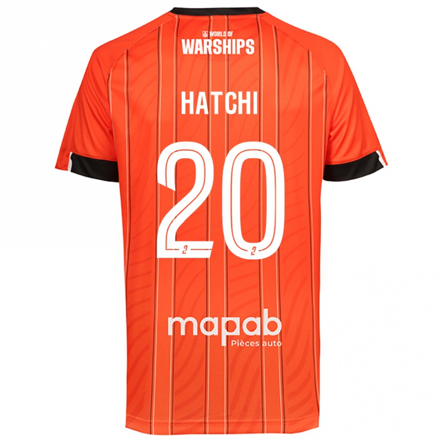 Kids Football Jérémy Hatchi #20 Orange Home Jersey 2024/25 T-Shirt