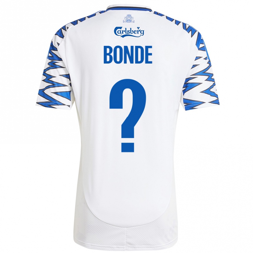 Kids Football Rode Bonde #0 White Sky Blue Home Jersey 2024/25 T-Shirt