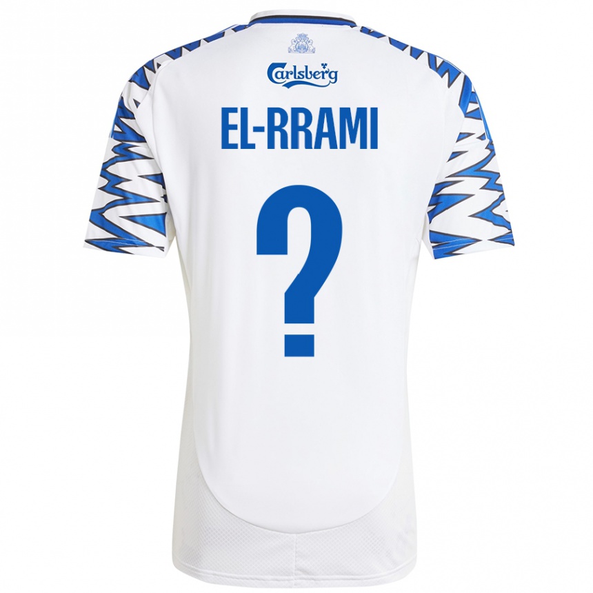 Kids Football Jamil El-Rrami #0 White Sky Blue Home Jersey 2024/25 T-Shirt