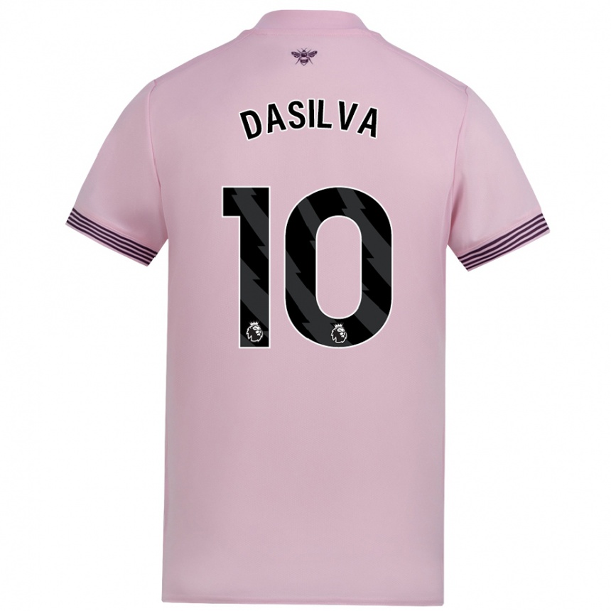 Kids Football Josh Dasilva #10 Pink Away Jersey 2024/25 T-Shirt