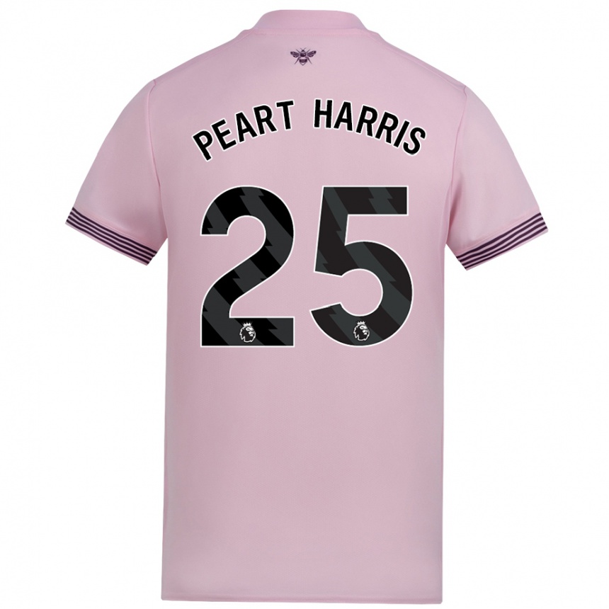 Kids Football Myles Peart-Harris #25 Pink Away Jersey 2024/25 T-Shirt