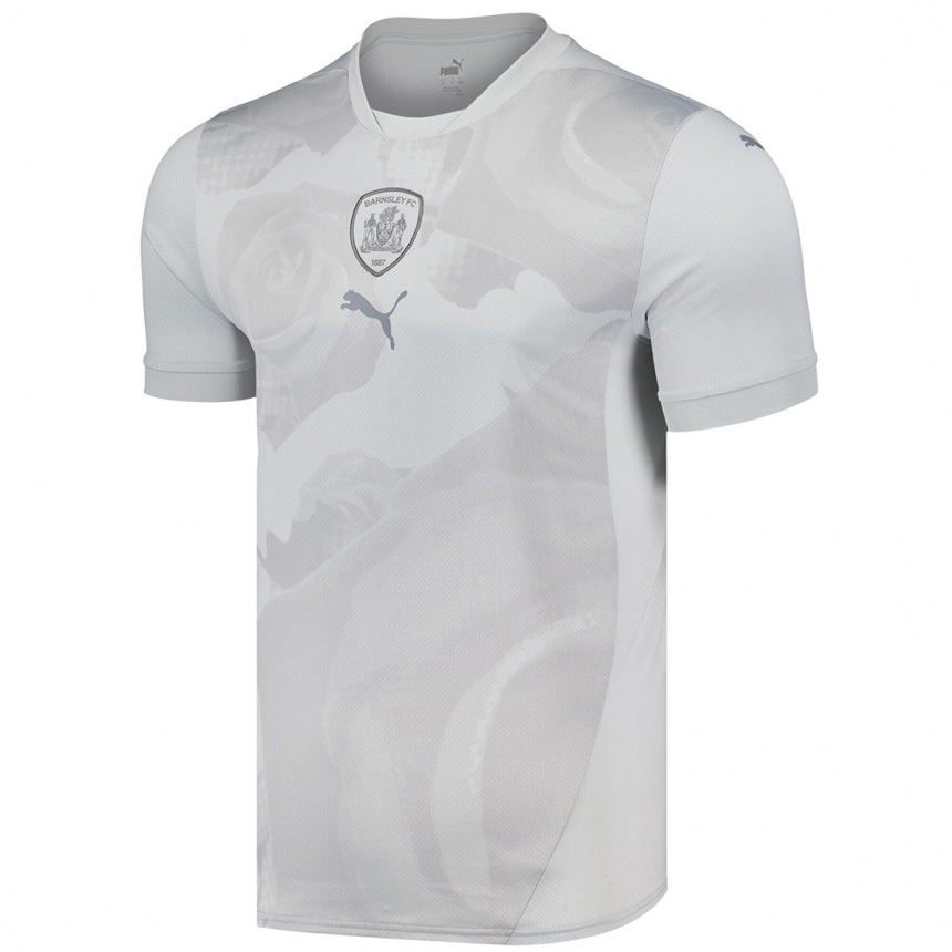 Kids Football Hayden Pickard #0 Silver Gray Away Jersey 2024/25 T-Shirt