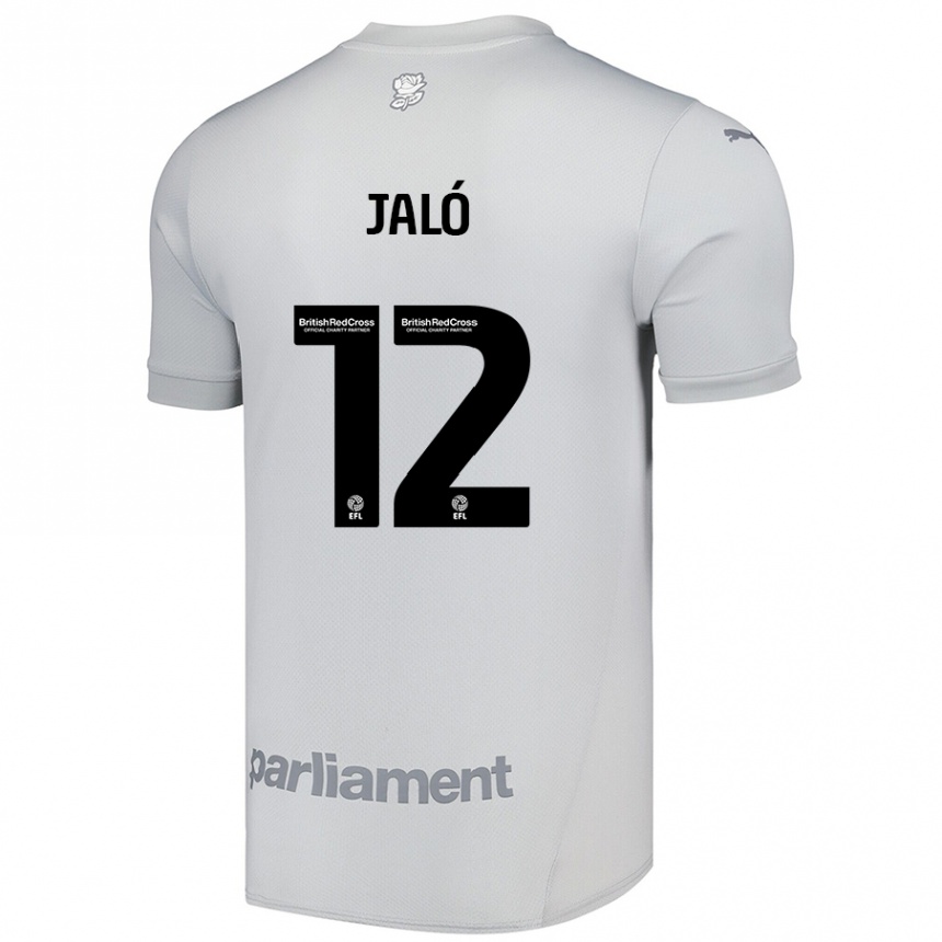 Kids Football Fábio Jaló #12 Silver Gray Away Jersey 2024/25 T-Shirt