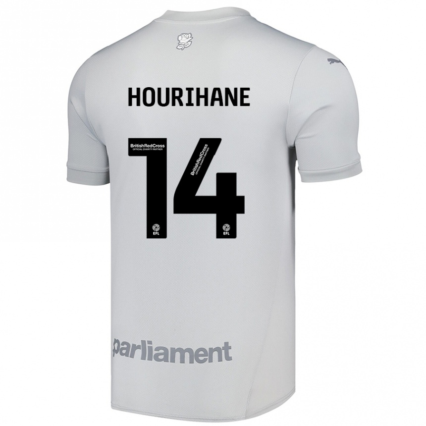 Kids Football Conor Hourihane #14 Silver Gray Away Jersey 2024/25 T-Shirt