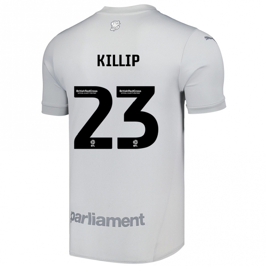 Kids Football Ben Killip #23 Silver Gray Away Jersey 2024/25 T-Shirt