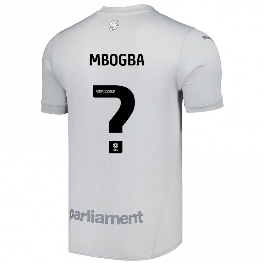 Kids Football Malachi Mbogba #0 Silver Gray Away Jersey 2024/25 T-Shirt