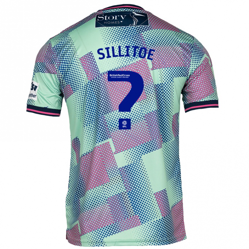 Kids Football Casey Sillitoe #0 Green Away Jersey 2024/25 T-Shirt