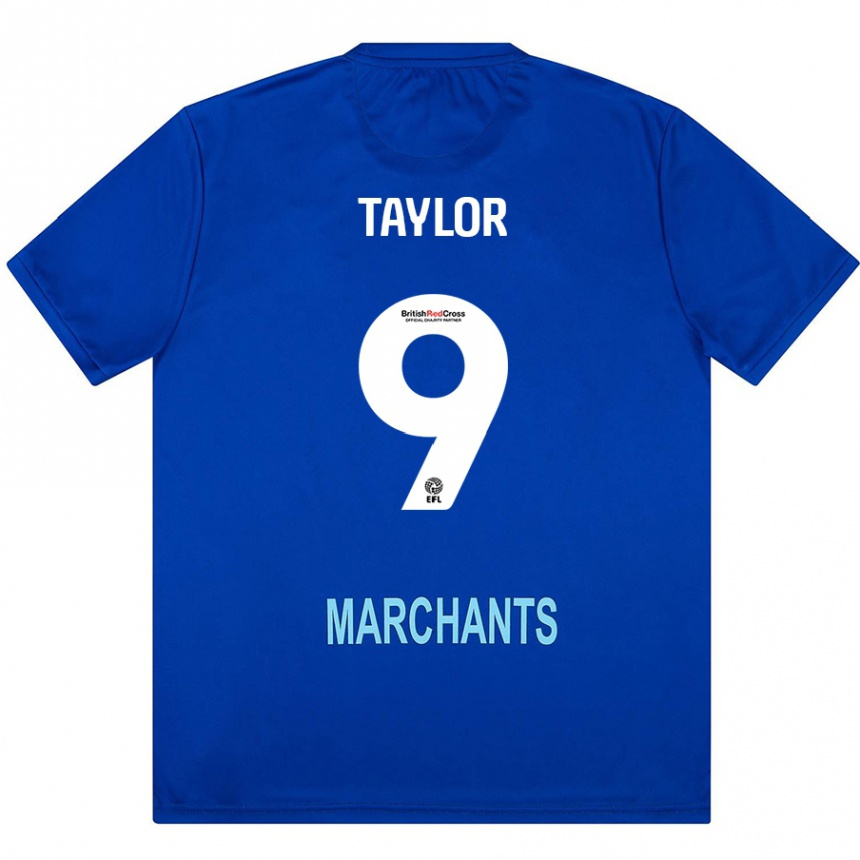 Kids Football Matty Taylor #9 Green Away Jersey 2024/25 T-Shirt