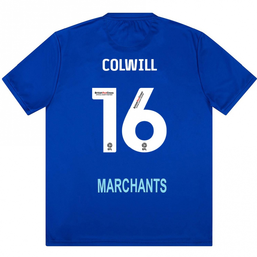 Kids Football Joel Colwill #16 Green Away Jersey 2024/25 T-Shirt