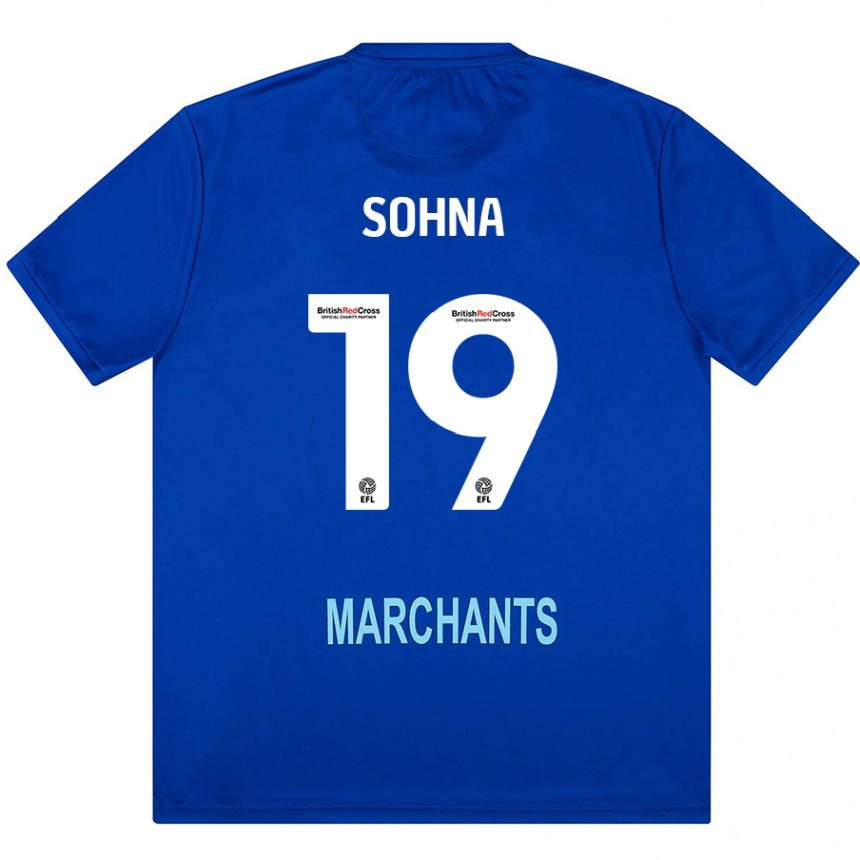 Kids Football Harrison Sohna #19 Green Away Jersey 2024/25 T-Shirt