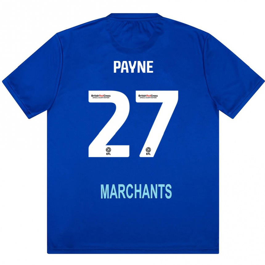 Kids Football Lewis Payne #27 Green Away Jersey 2024/25 T-Shirt