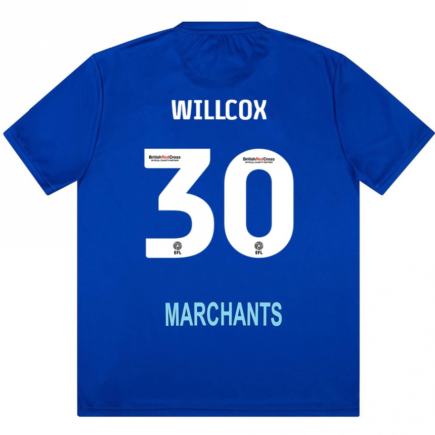 Kids Football Freddy Willcox #30 Green Away Jersey 2024/25 T-Shirt