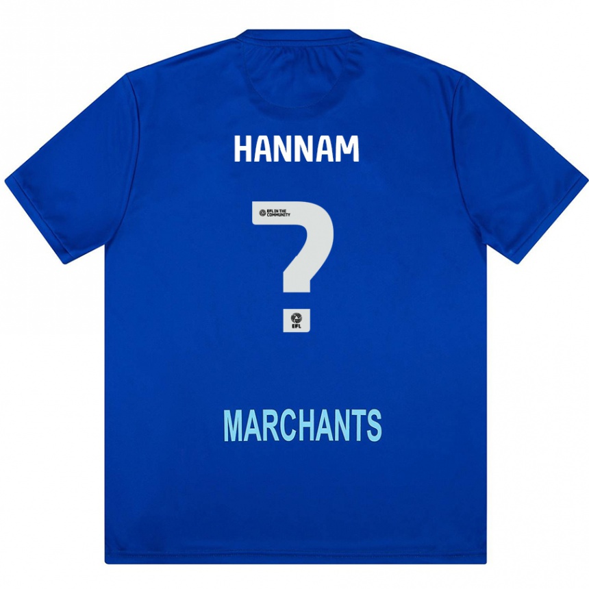 Kids Football Shawna Hannam #0 Green Away Jersey 2024/25 T-Shirt