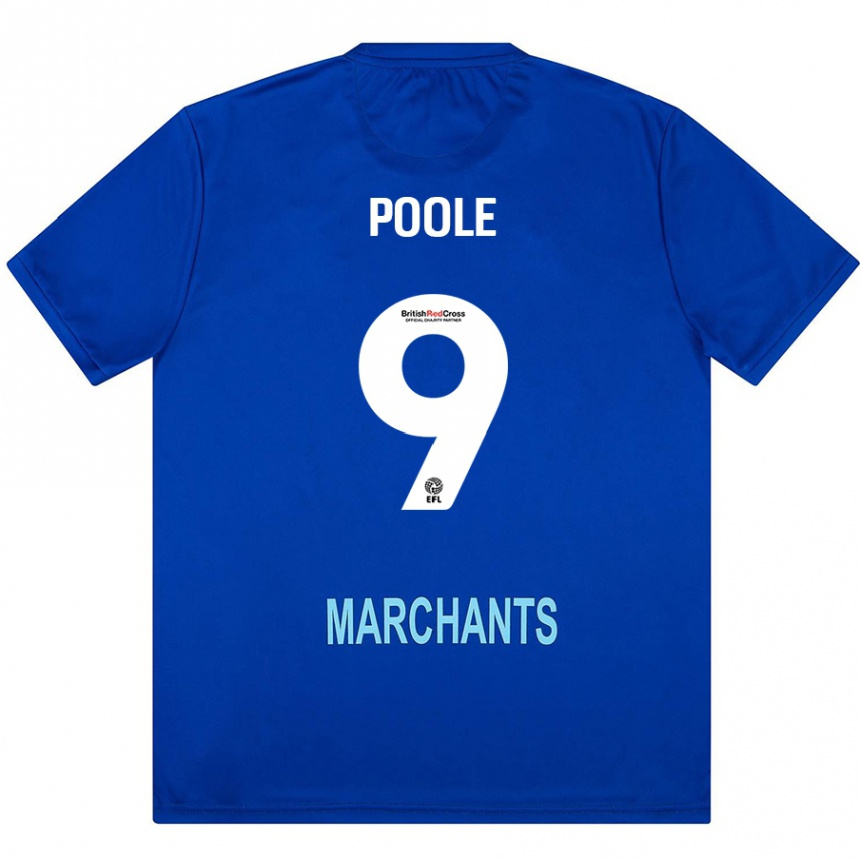 Kids Football Phoebie Poole #9 Green Away Jersey 2024/25 T-Shirt