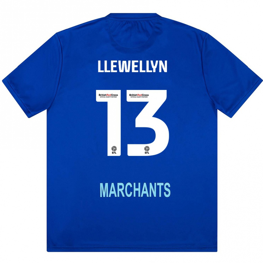 Kids Football Ffion Llewellyn #13 Green Away Jersey 2024/25 T-Shirt