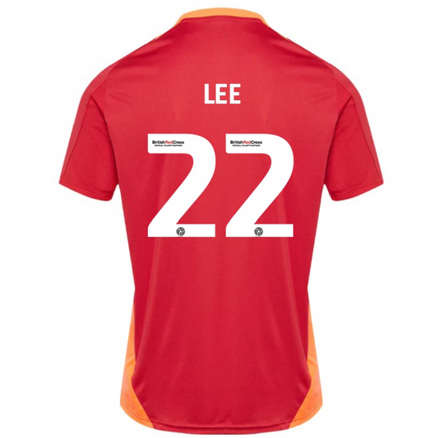 Kids Football Harry Lee #22 Blue Off White Away Jersey 2024/25 T-Shirt