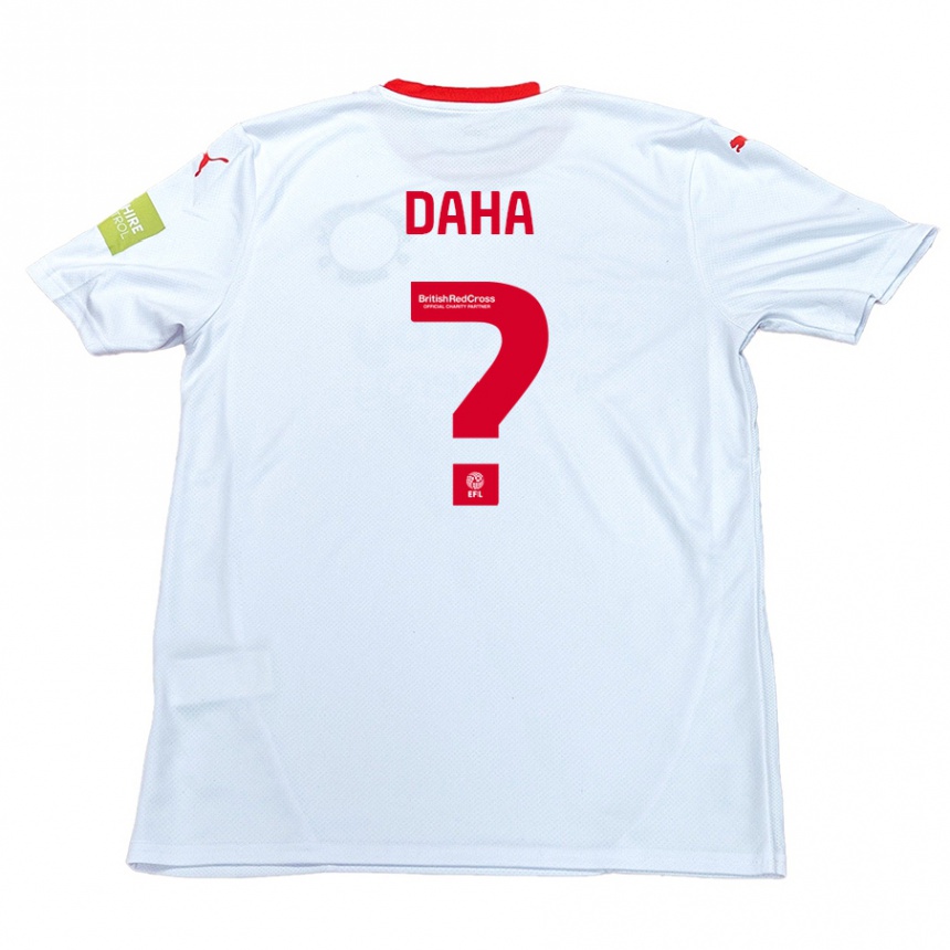 Kids Football Hermann Daha #0 White Away Jersey 2024/25 T-Shirt